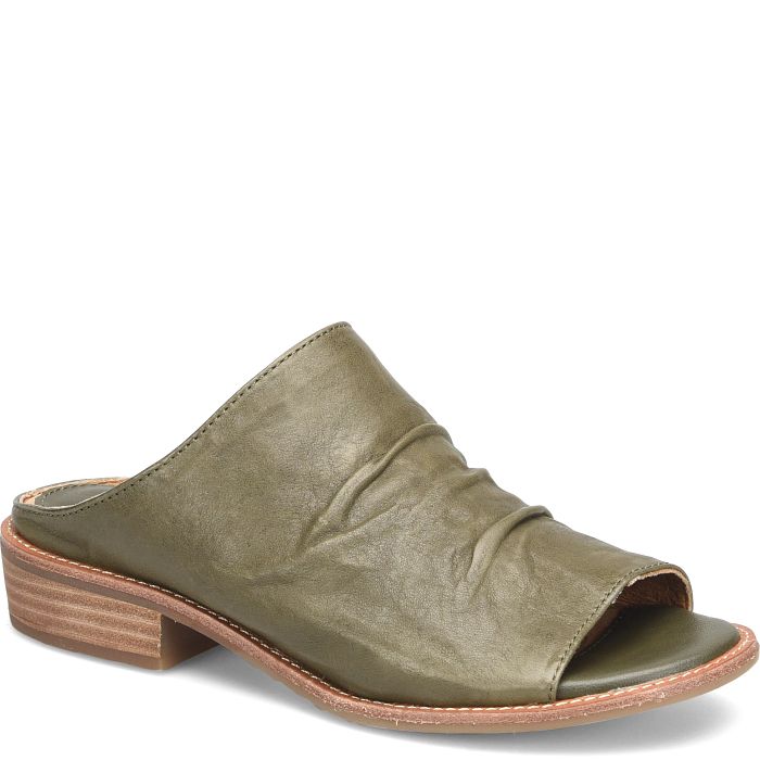 Sofft Women's Netta Clog - Army Green Leather