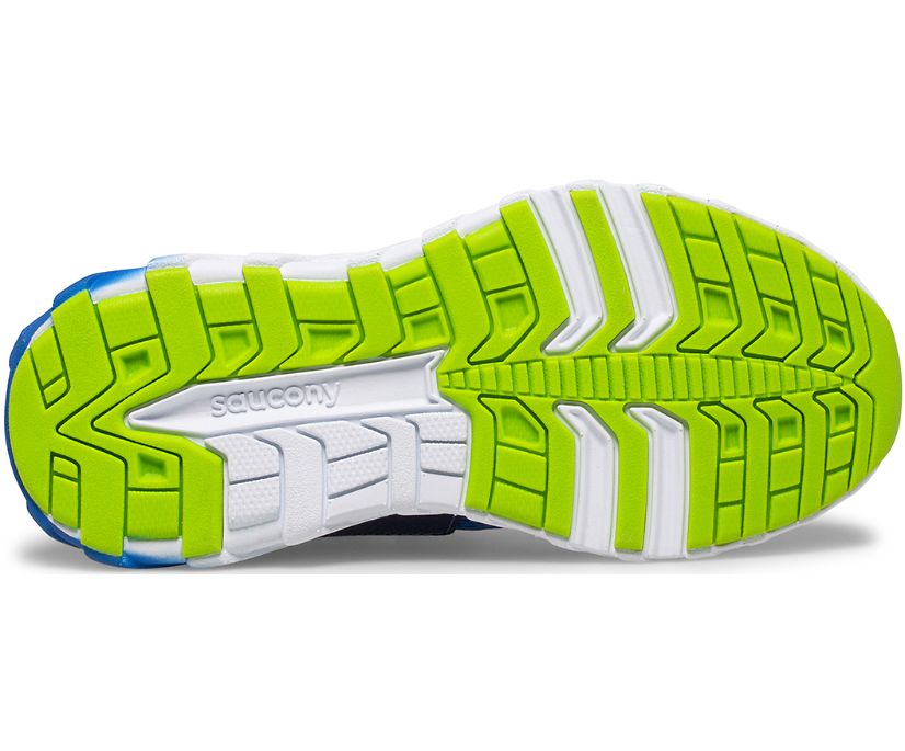 Saucony Big Kid's Wind 2.0 A/C Sneaker (Sizes 10.5 - 7) - Blue/Green