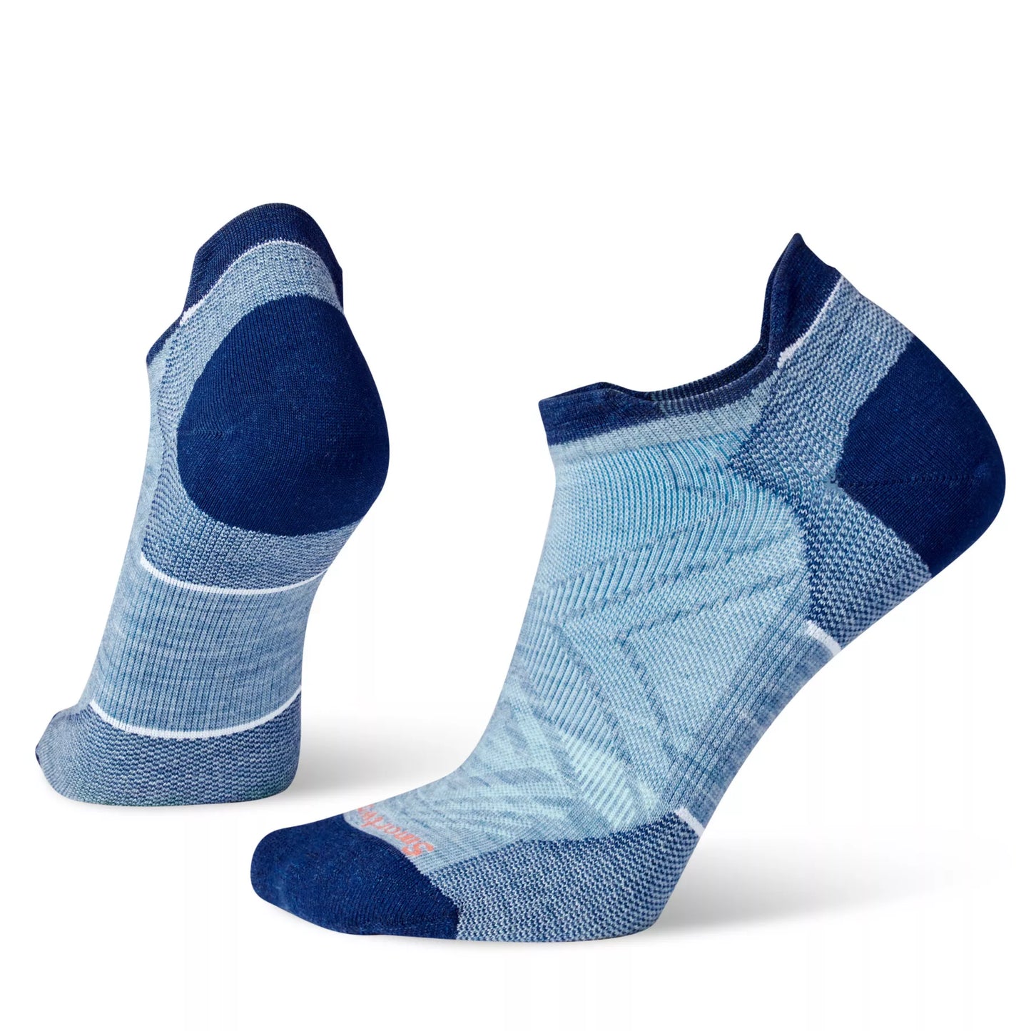 Smartwool Women's Run Zero Cushion Low Ankle Socks - Mist Blue