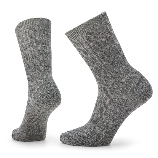 Smartwool Women's Everyday Cable Zero Cushion Crew Socks - Natural