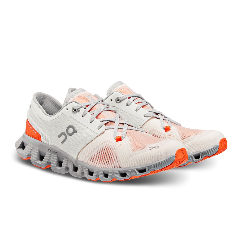 On Running Women's Cloud X 3 - Ivory/Alloy