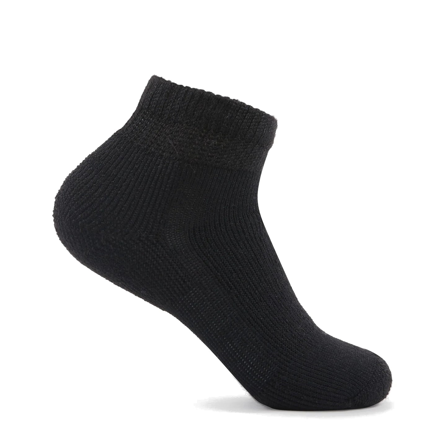Thorlos Moderate Cushion Ankle Walking Socks - Black