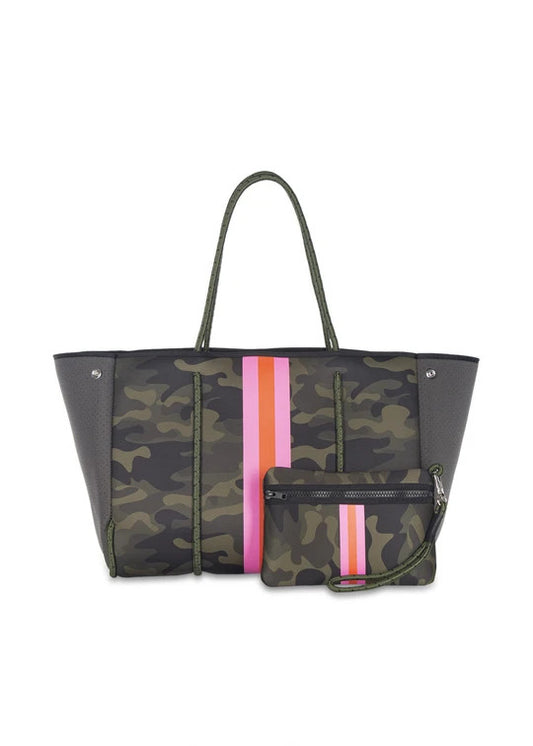Haute Shore Greyson Tote - Camo/Pink