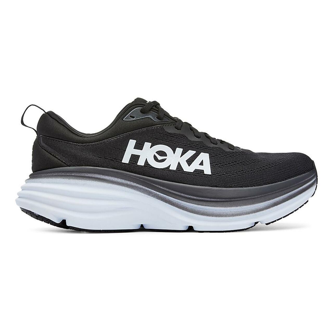 Hoka Men's Bondi 8 - Black/White