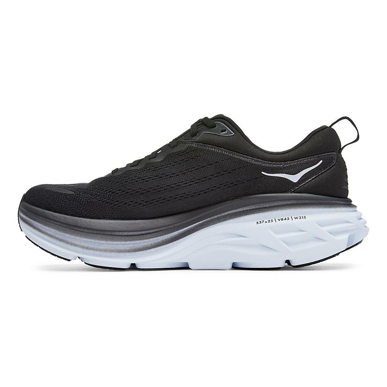 Hoka Men's Bondi 8 - Black/White