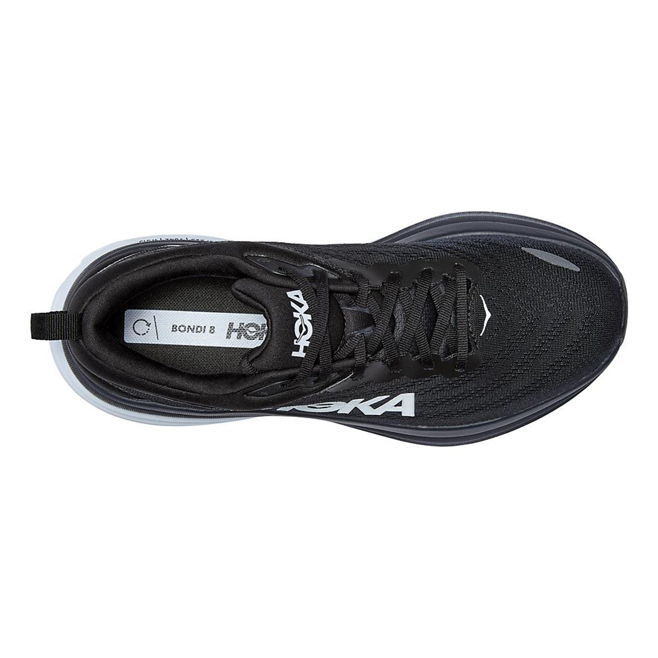 Hoka Men's Bondi 8 - Black/White