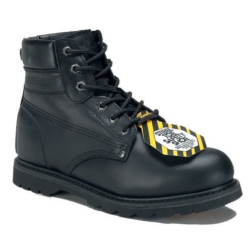 Rhino Men's Steel Toe Safety Work Boot -  Black