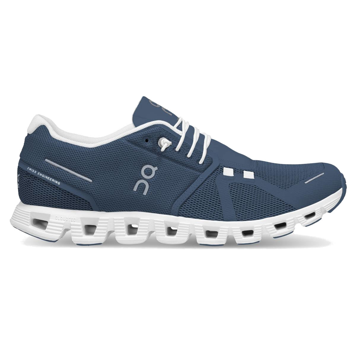 On Running Women's Cloud 5 - Denim/White – Alamo Shoes