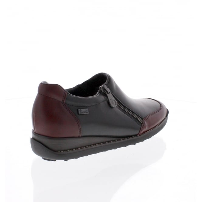 Rieker Women's Daphne Water Resistant Burgundy/Black – Alamo Shoes