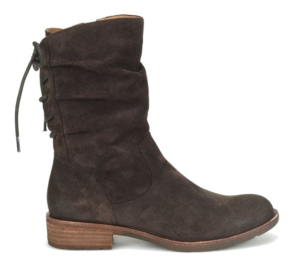 Sofft Women's Sharnell Low Boot - Dark Brown Suede