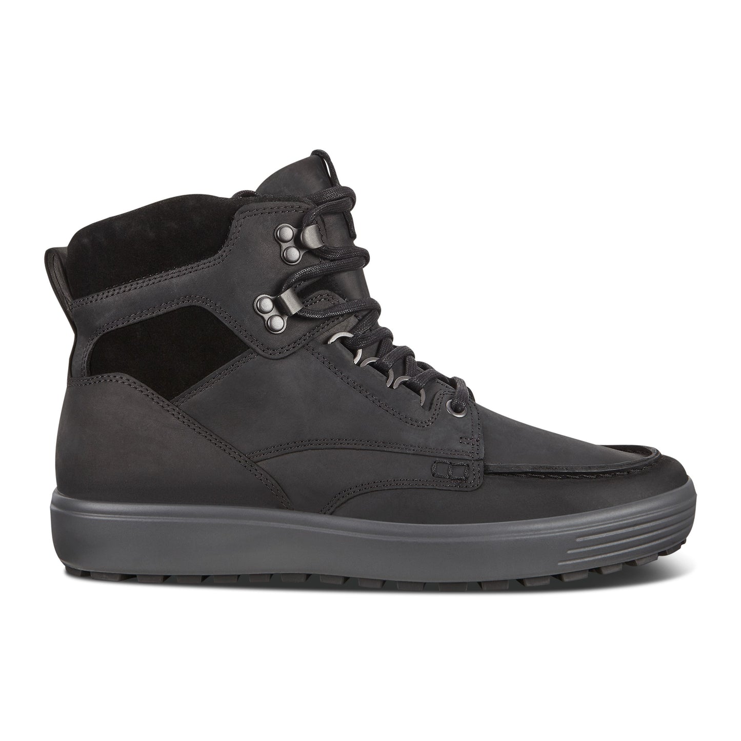 Ecco Men's Soft 7 Tred Ankle Boot Waterproof - Black/Black
