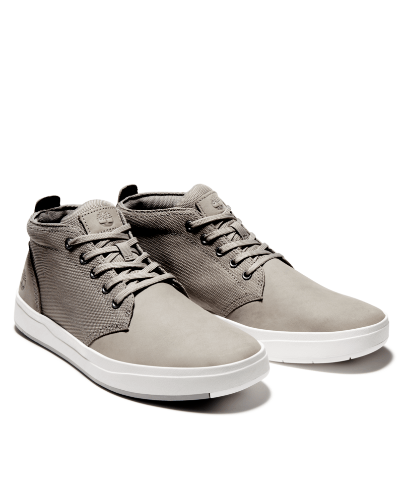 Timberland Men's Davis Square F/L Chukka - Medium Grey 2 shoes at 3/4 view