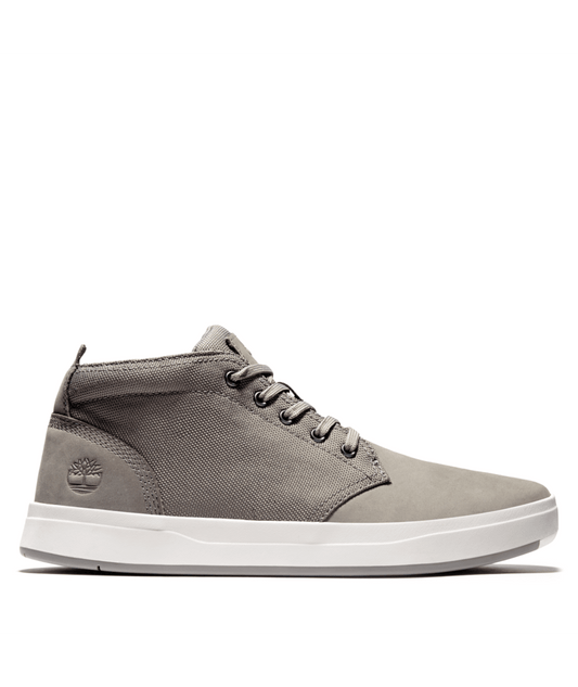 Timberland Men's Davis Square F/L Chukka - Medium Grey side view of shoe
