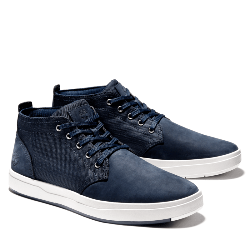 Timberland Men s Davis Square F L Chukka Navy Black Iris Alamo Shoes