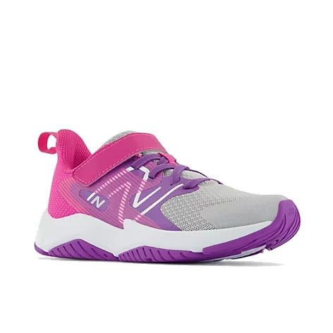 New Balance Children's Rave Run v2 Bungee Lace with Top Strap - Summer Fog